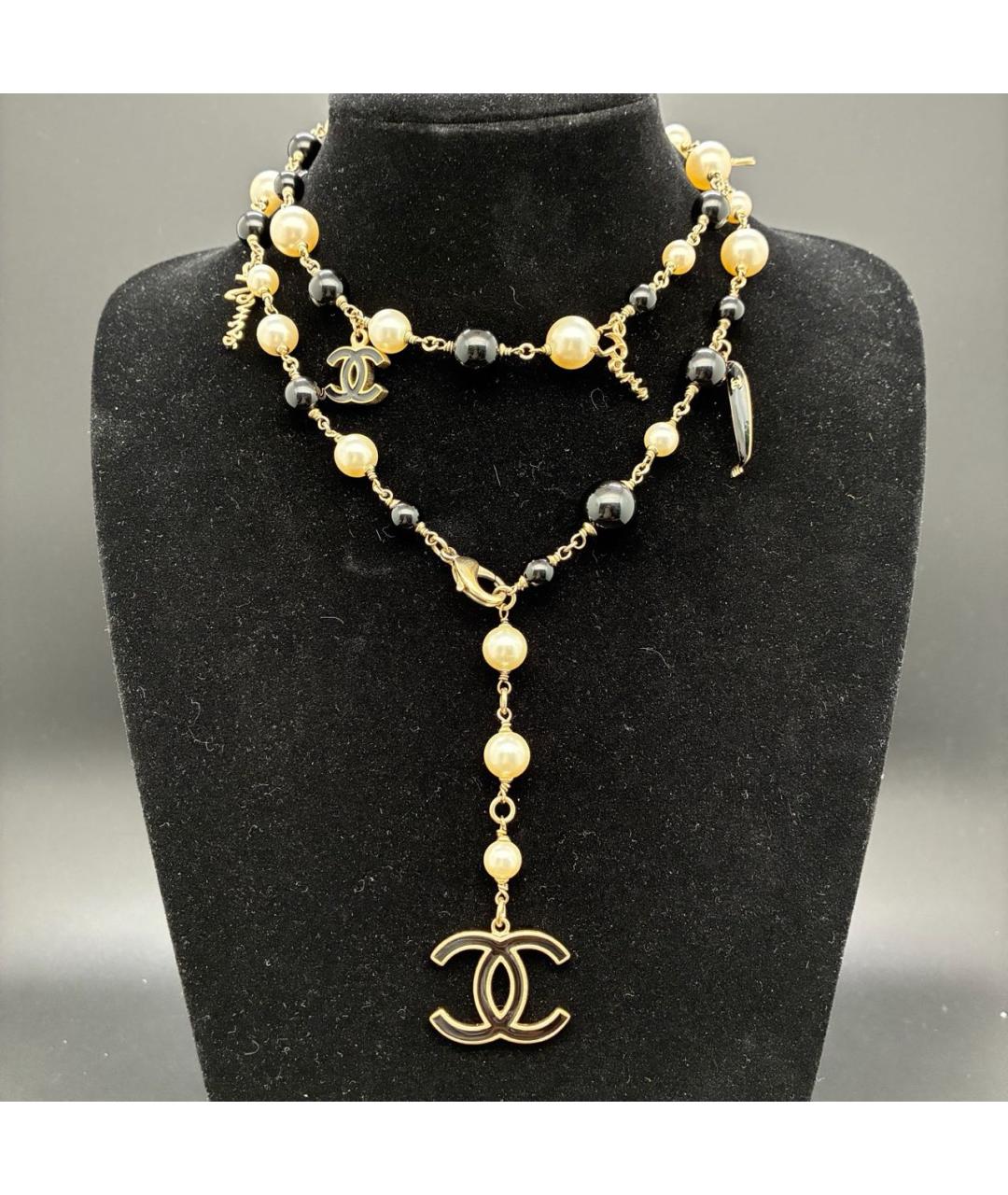 CHANEL Бежевое колье, фото 2