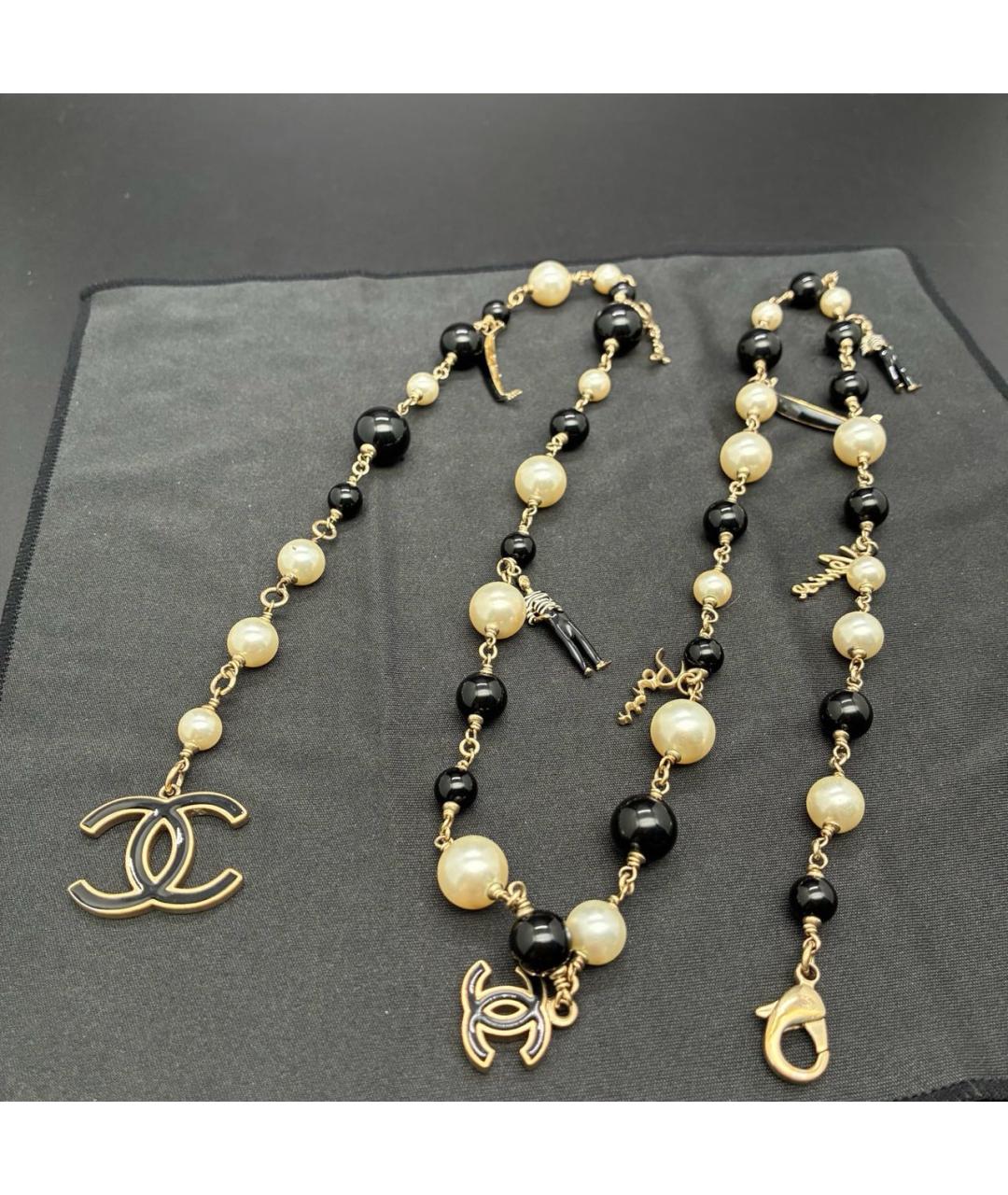 CHANEL Бежевое колье, фото 6