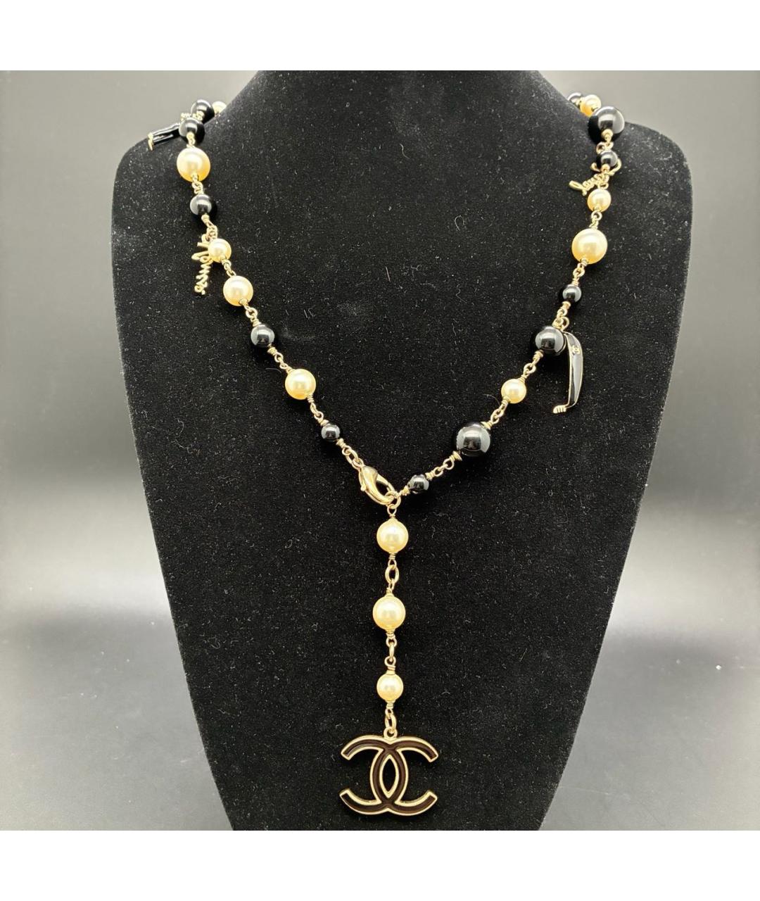 CHANEL Бежевое колье, фото 3