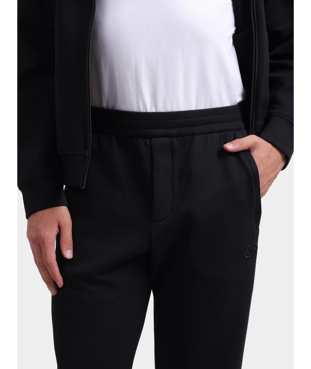 EMPORIO ARMANI Черные повседневные брюки, фото 4