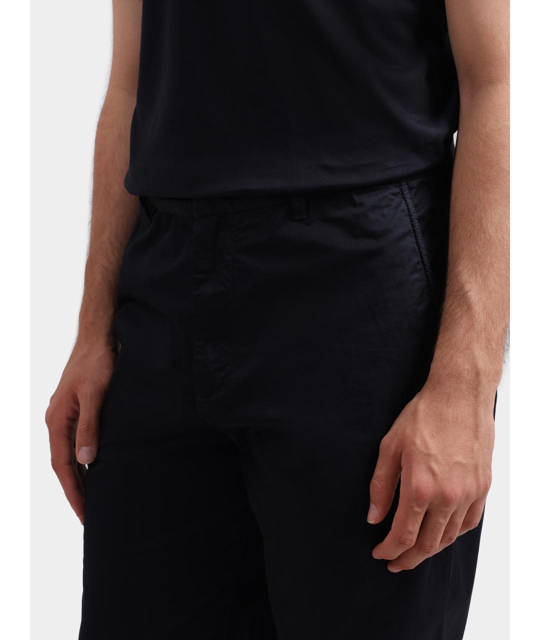 ARMANI EXCHANGE Темно-синие повседневные брюки, фото 4