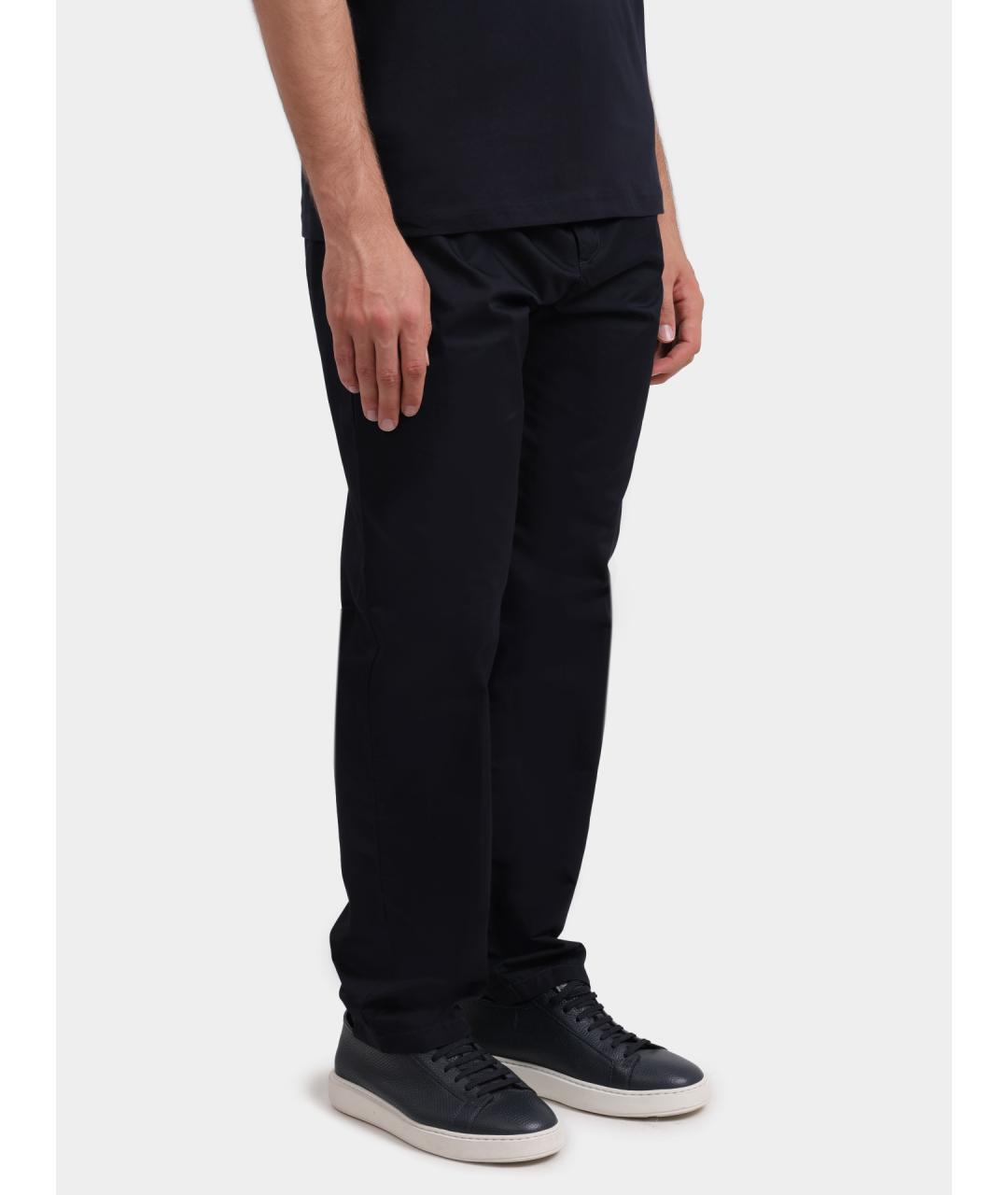 ARMANI EXCHANGE Темно-синие повседневные брюки, фото 3