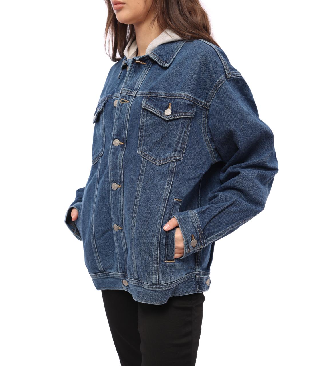 ARMANI EXCHANGE Синяя хлопковая куртка, фото 3