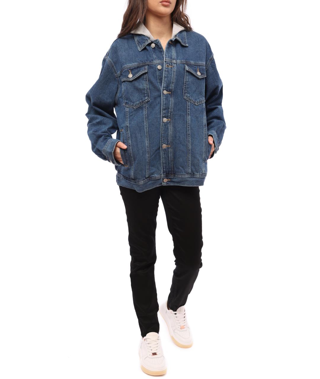 ARMANI EXCHANGE Синяя хлопковая куртка, фото 2