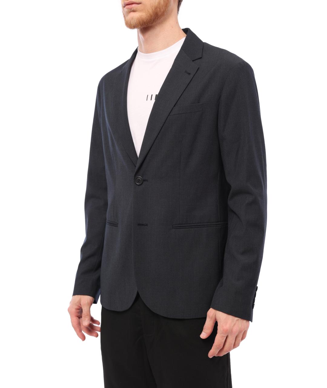 ARMANI EXCHANGE Темно-синий пиджак, фото 4