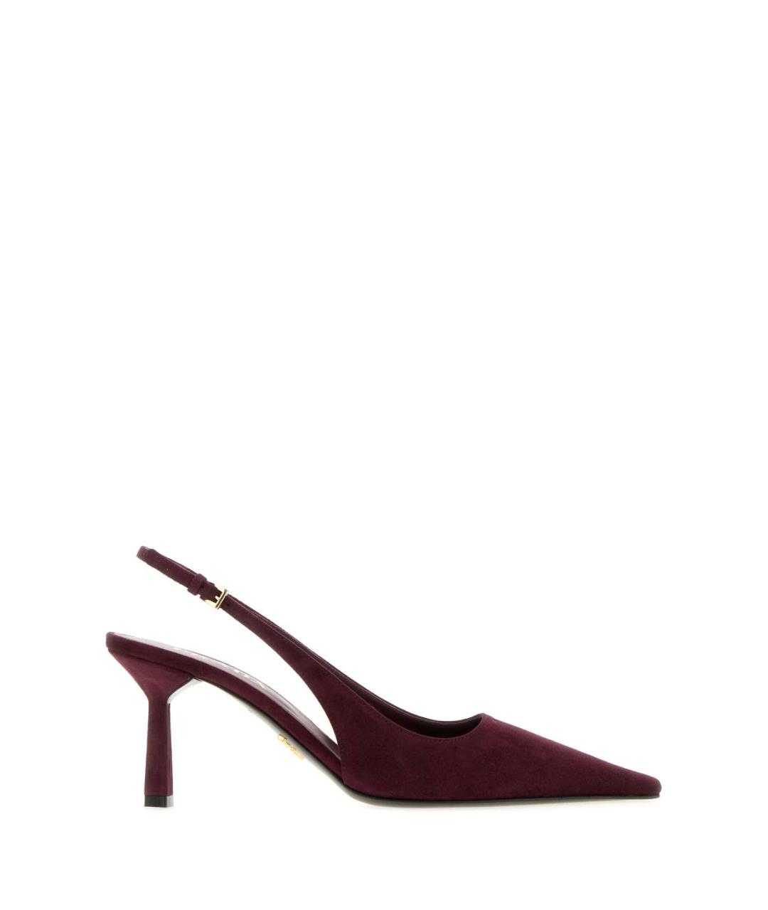 PRADA Фиолетовые замшевые туфли, фото 3