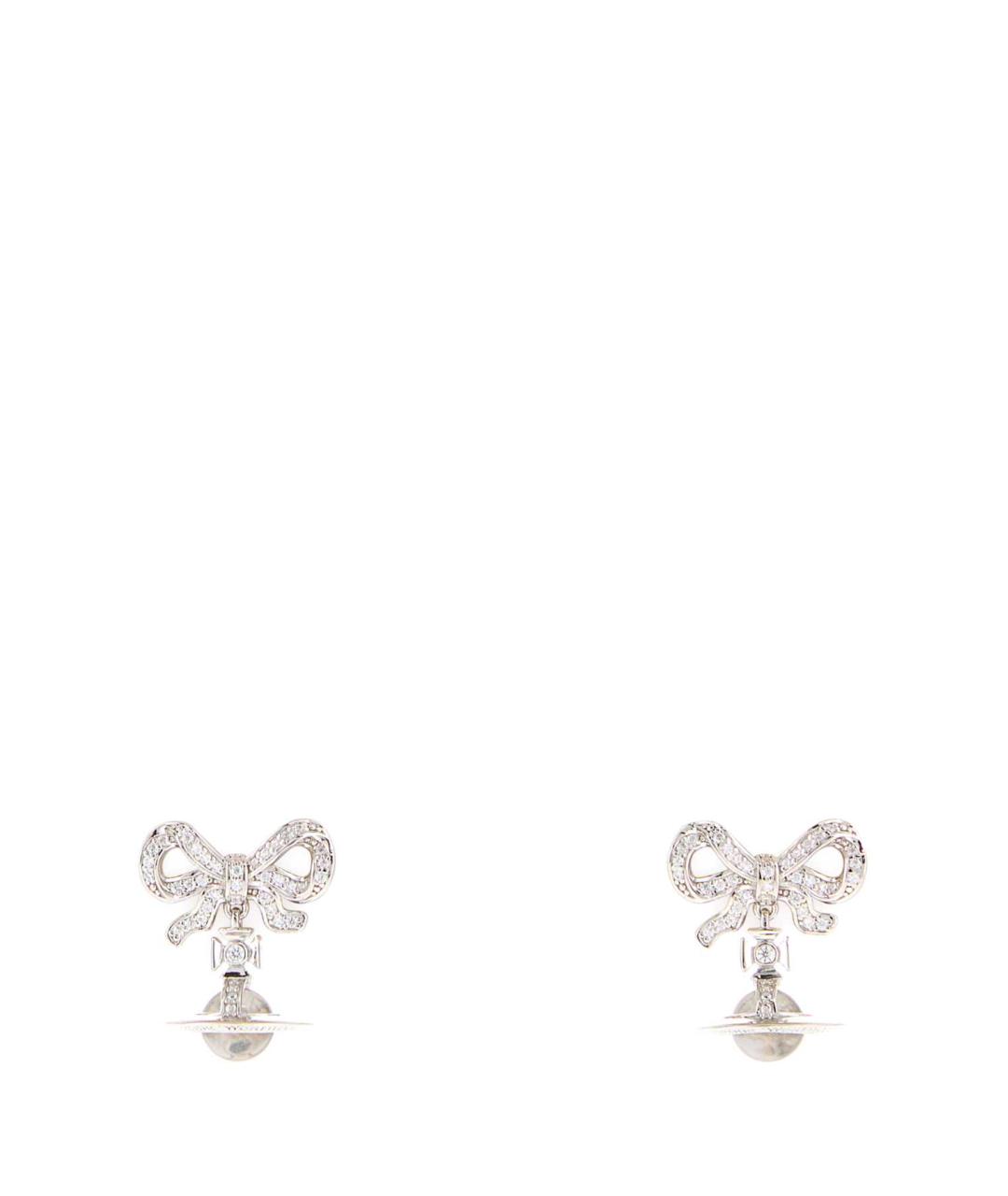 VIVIENNE WESTWOOD Серебряные металлические серьги, фото 1
