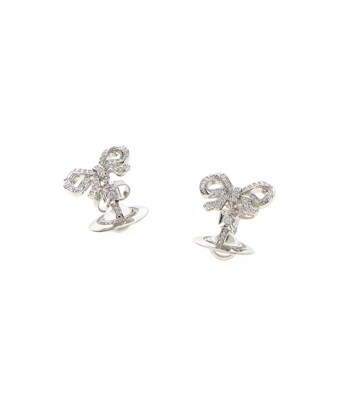 VIVIENNE WESTWOOD Серебряные металлические серьги, фото 2
