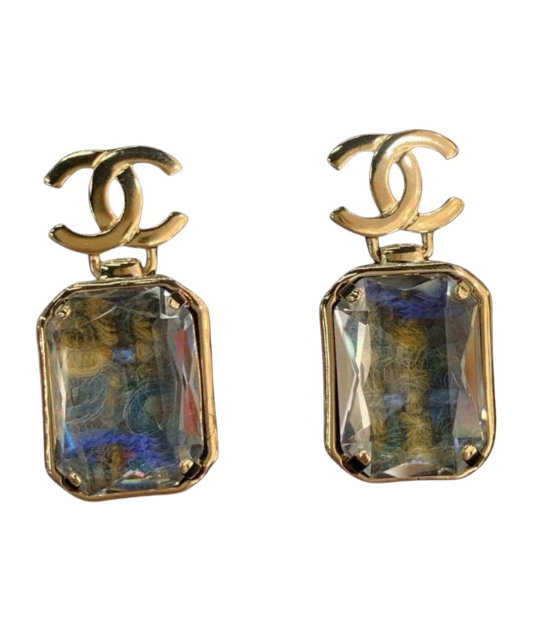CHANEL Золотые серьги, фото 1