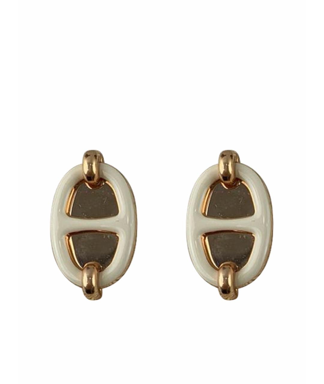 HERMES Золотые серьги, фото 1