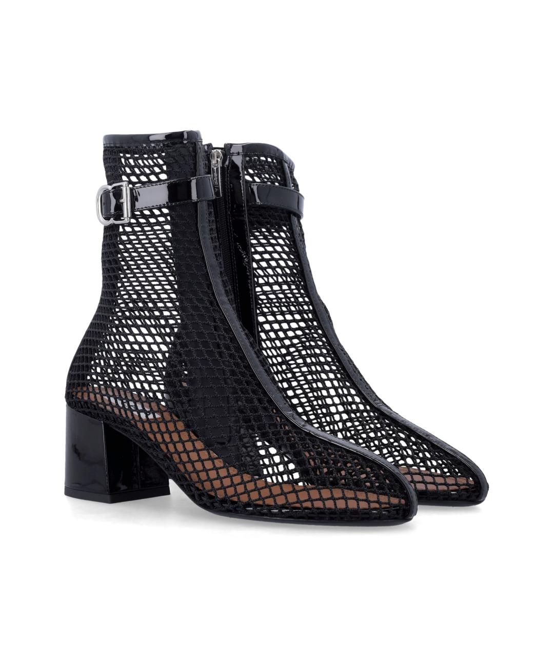 ALAIA Черные текстильные ботильоны, фото 2