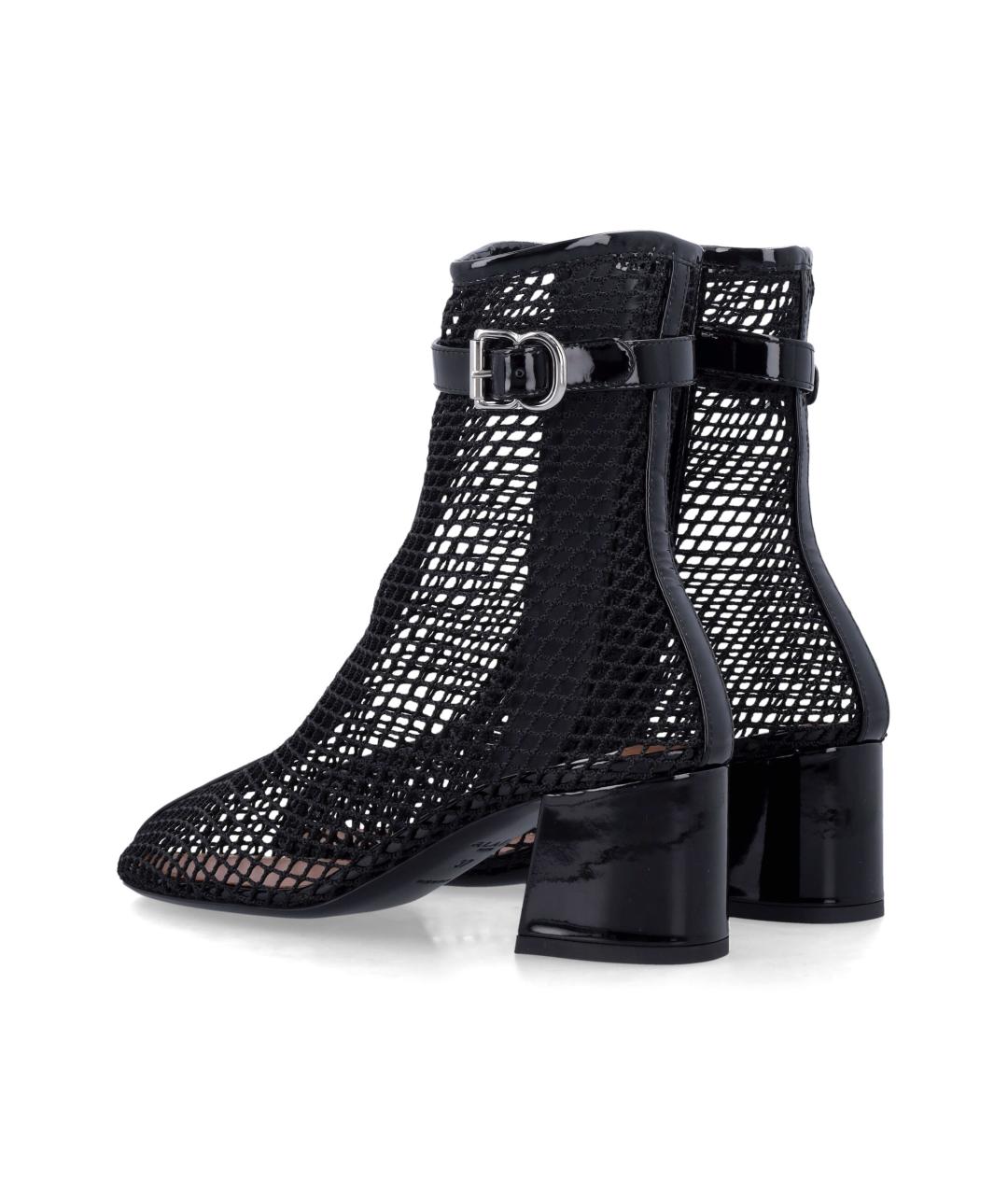 ALAIA Черные текстильные ботильоны, фото 3
