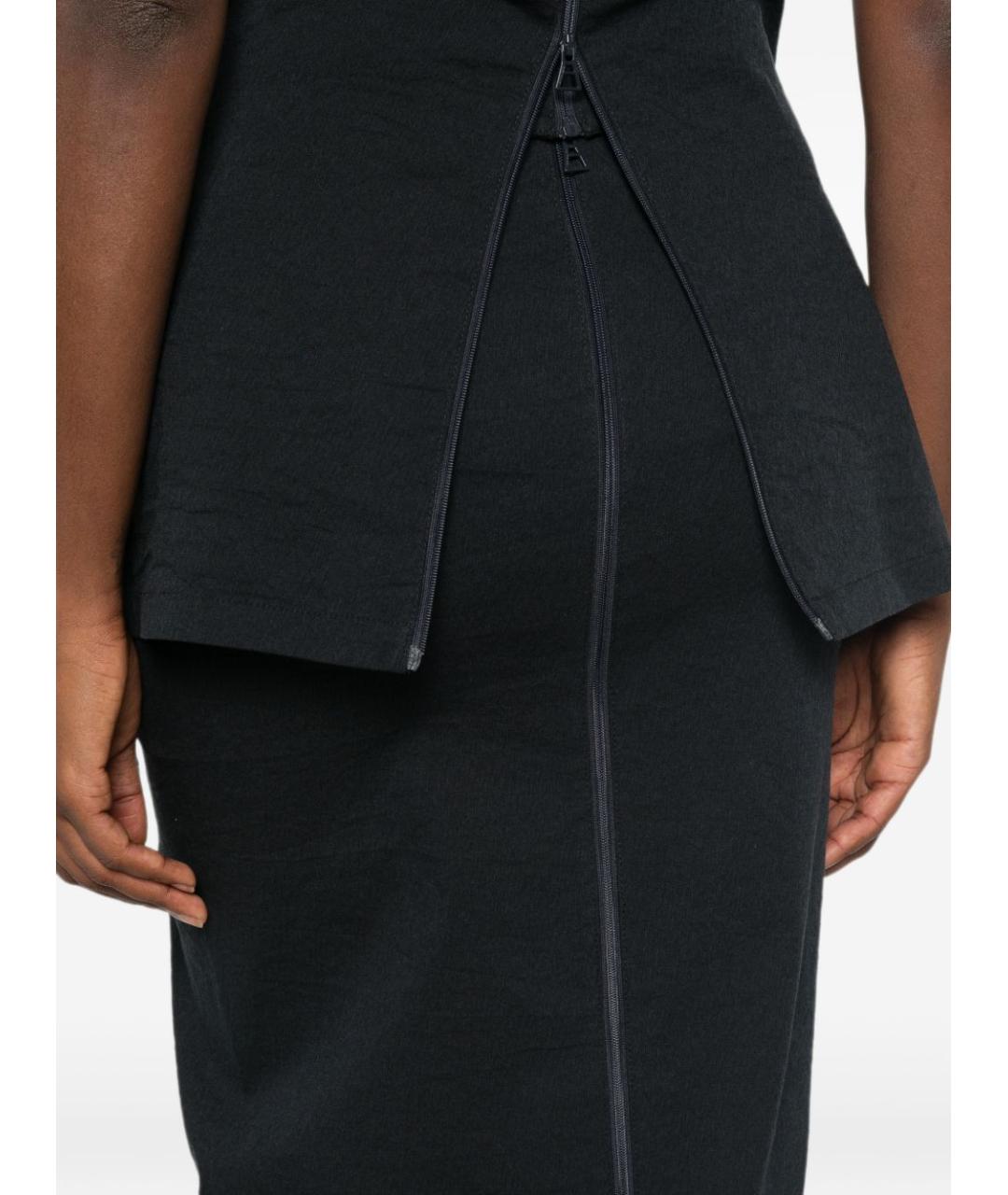 ISSEY MIYAKE Синяя юбка миди, фото 4