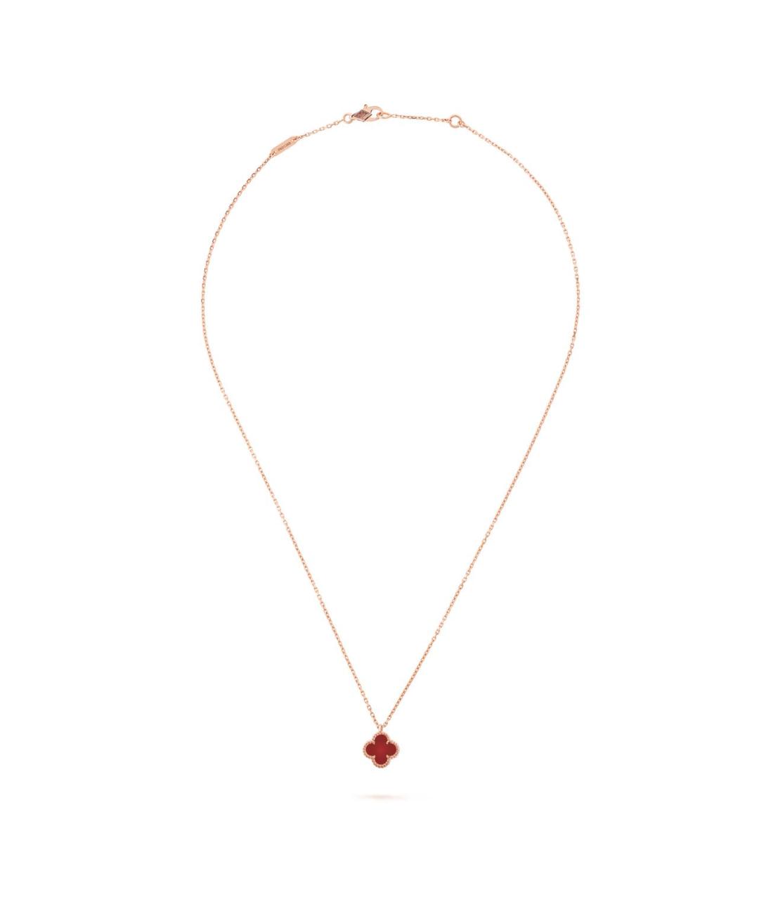VAN CLEEF & ARPELS Красная подвеска из розового золота, фото 3