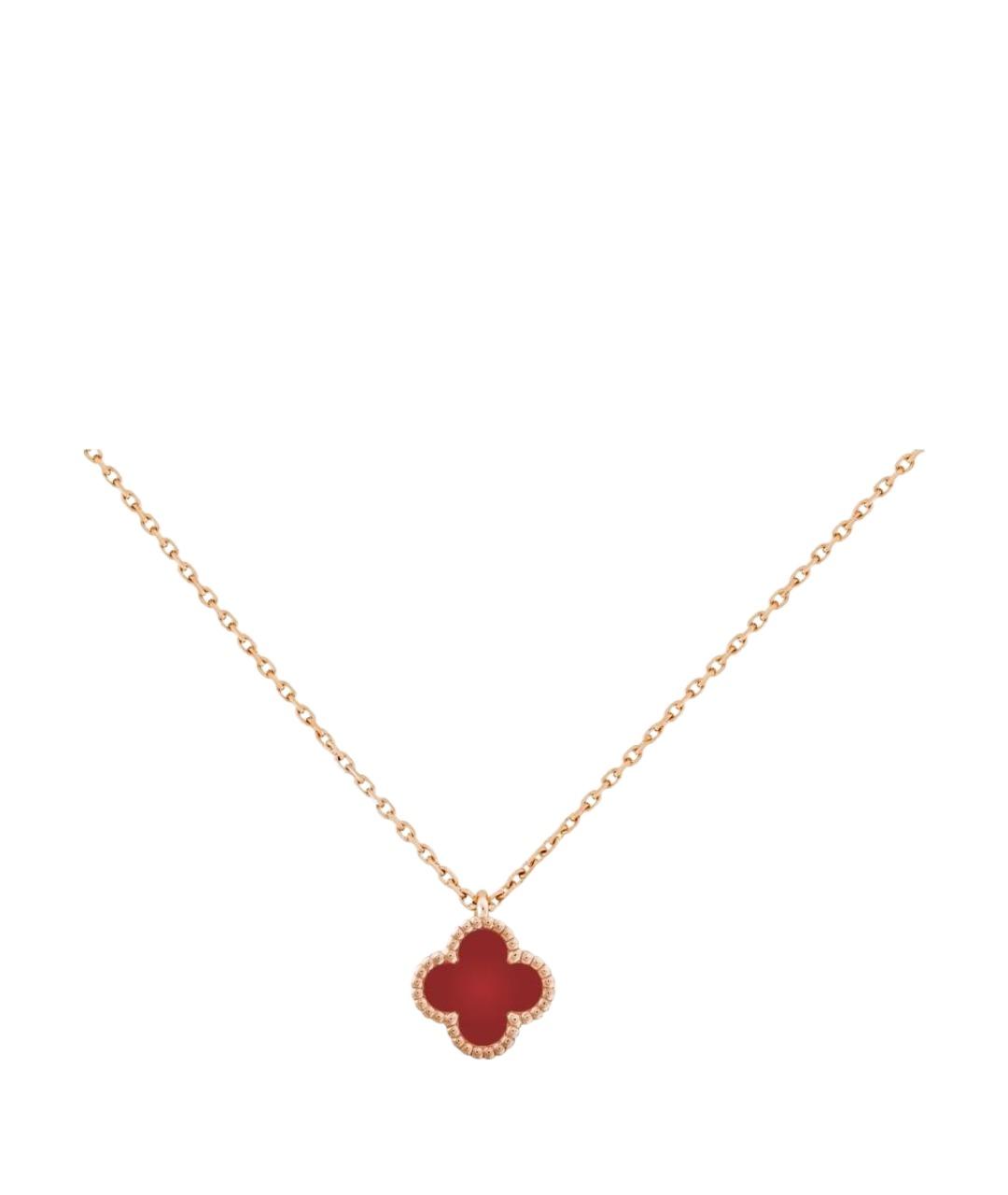 VAN CLEEF & ARPELS Красная подвеска из розового золота, фото 1