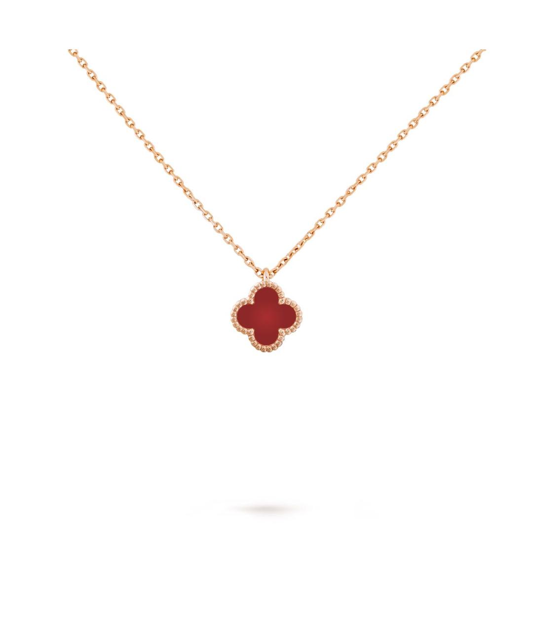 VAN CLEEF & ARPELS Красная подвеска из розового золота, фото 5