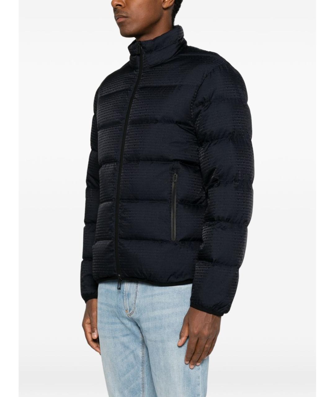 EMPORIO ARMANI Синяя полиамидовая куртка, фото 3