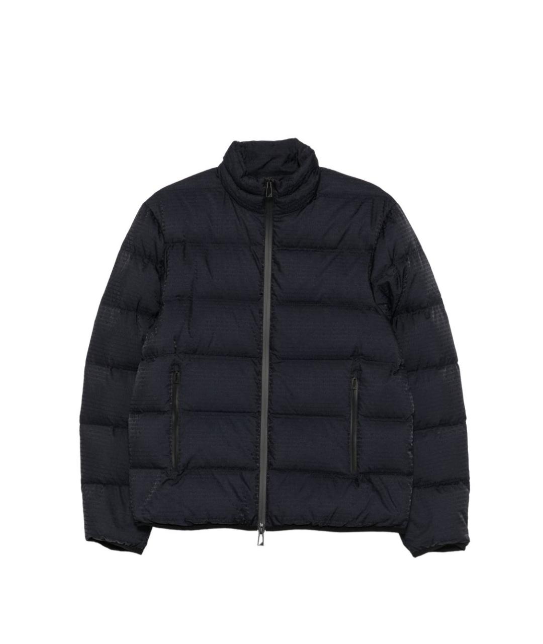 EMPORIO ARMANI Синяя полиамидовая куртка, фото 1
