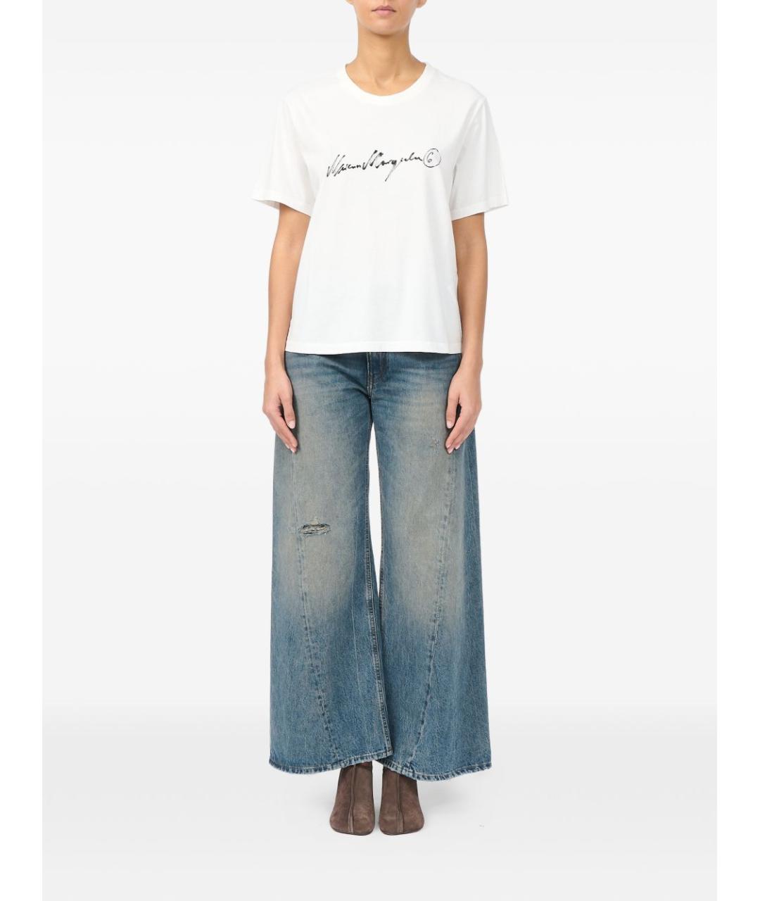 MM6 MAISON MARGIELA Белая футболка, фото 2