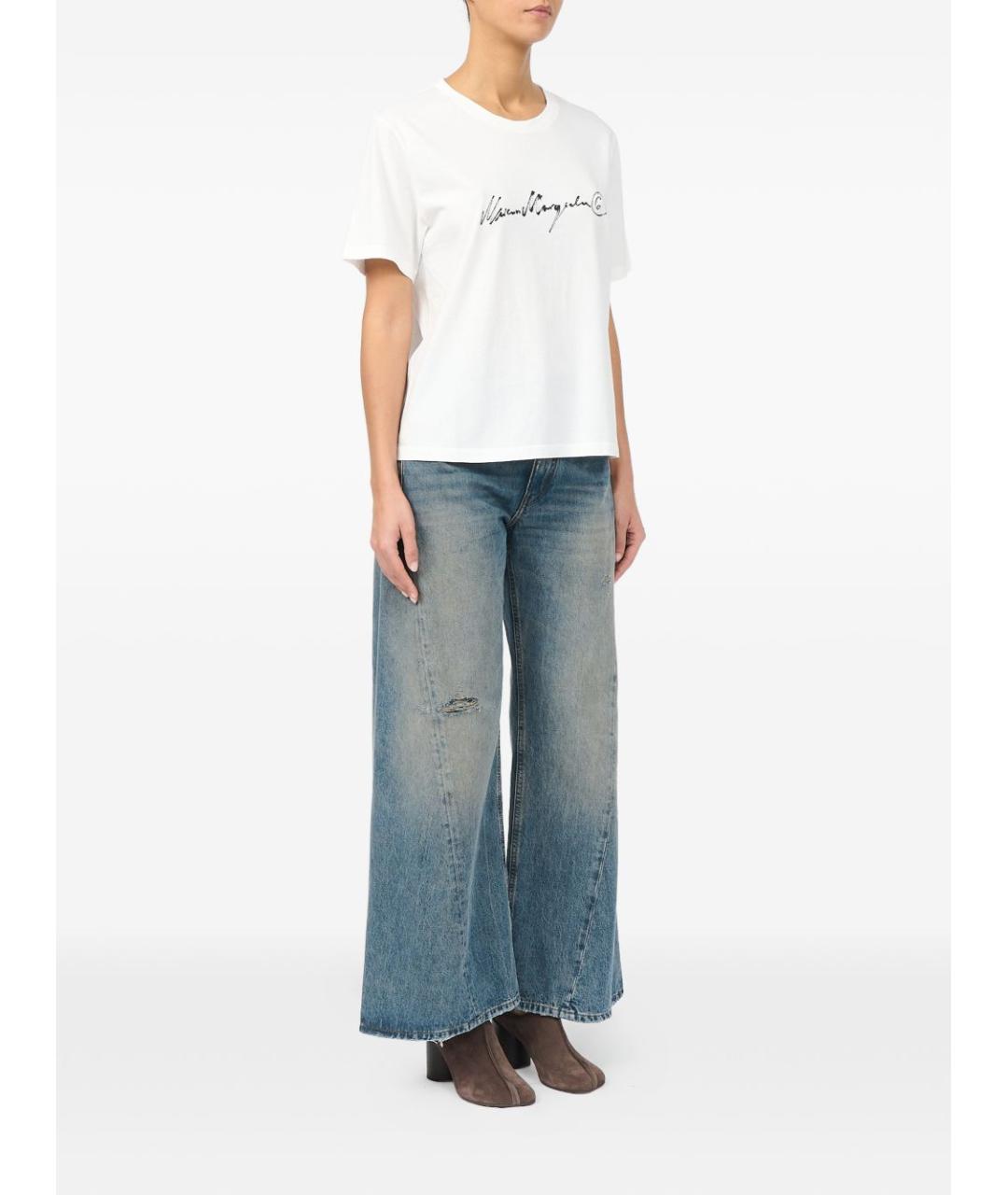 MM6 MAISON MARGIELA Белая футболка, фото 3