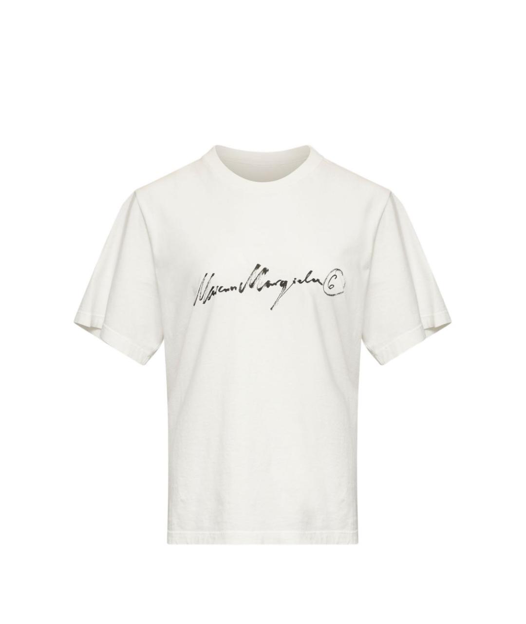 MM6 MAISON MARGIELA Белая футболка, фото 1
