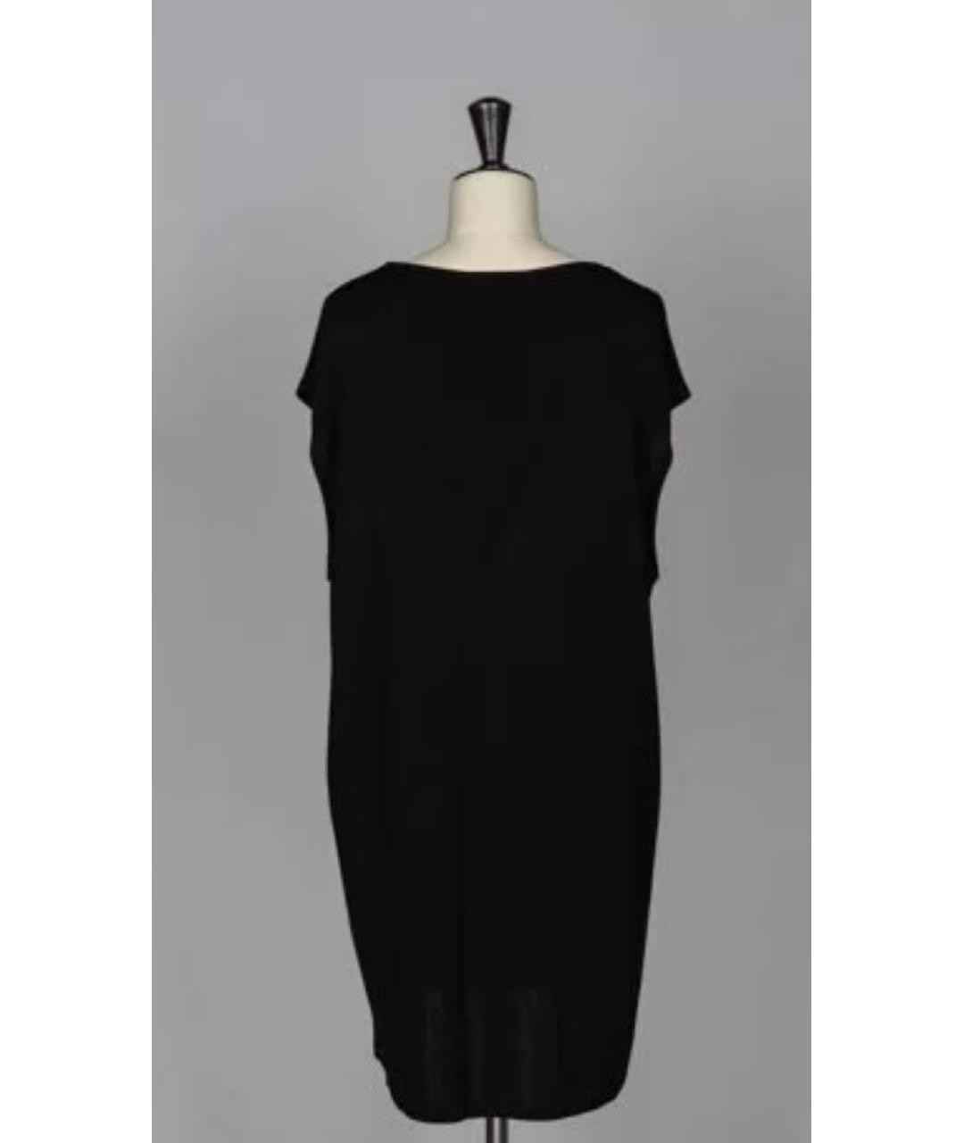 ANN DEMEULEMEESTER Черная вискозная майка, фото 2