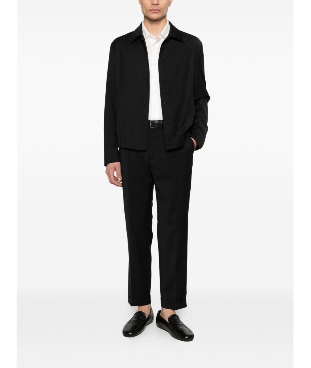 EMPORIO ARMANI Белая хлопко-лиоцелловая классическая рубашка, фото 2