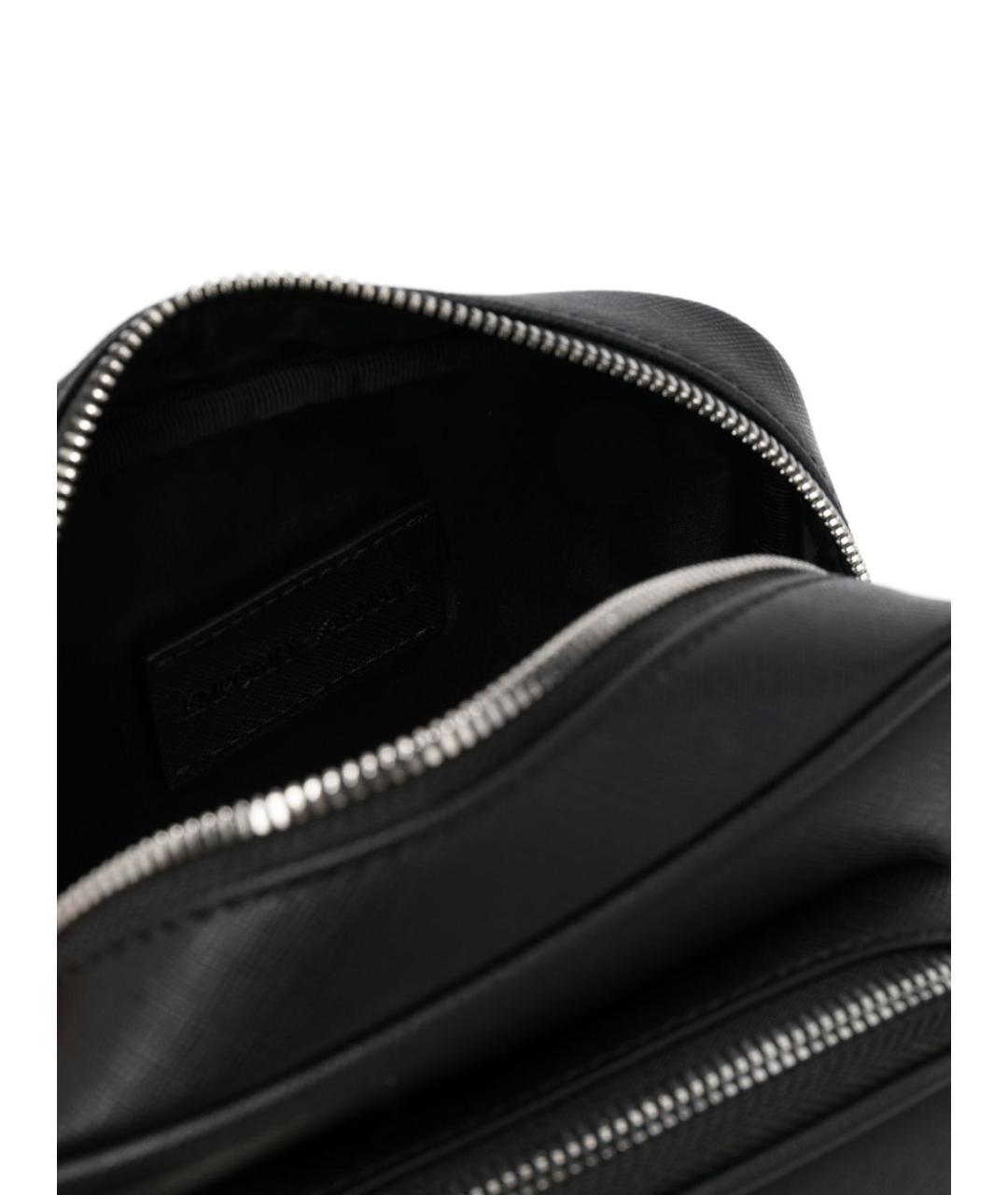 EMPORIO ARMANI Черная сумка на плечо, фото 3