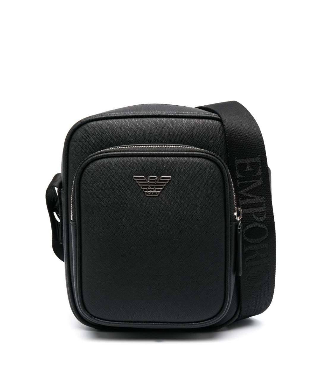 EMPORIO ARMANI Черная сумка на плечо, фото 1