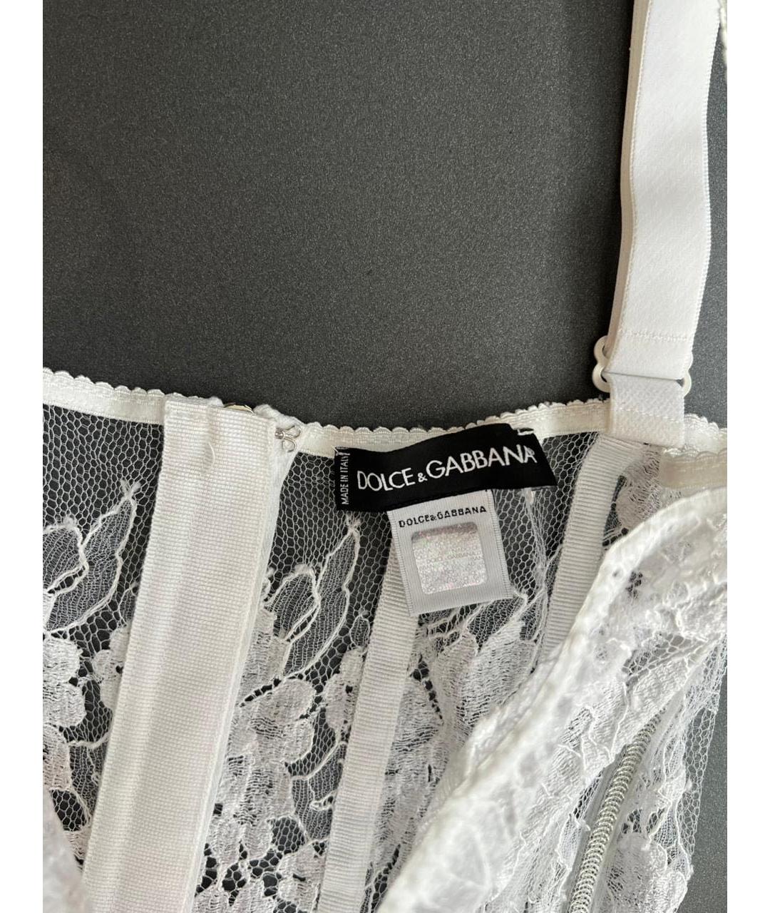 DOLCE&GABBANA Белый корсет, фото 8
