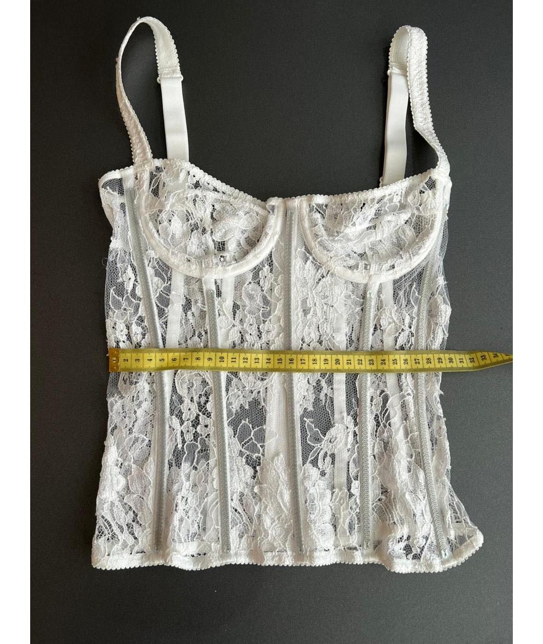 DOLCE&GABBANA Белый корсет, фото 7