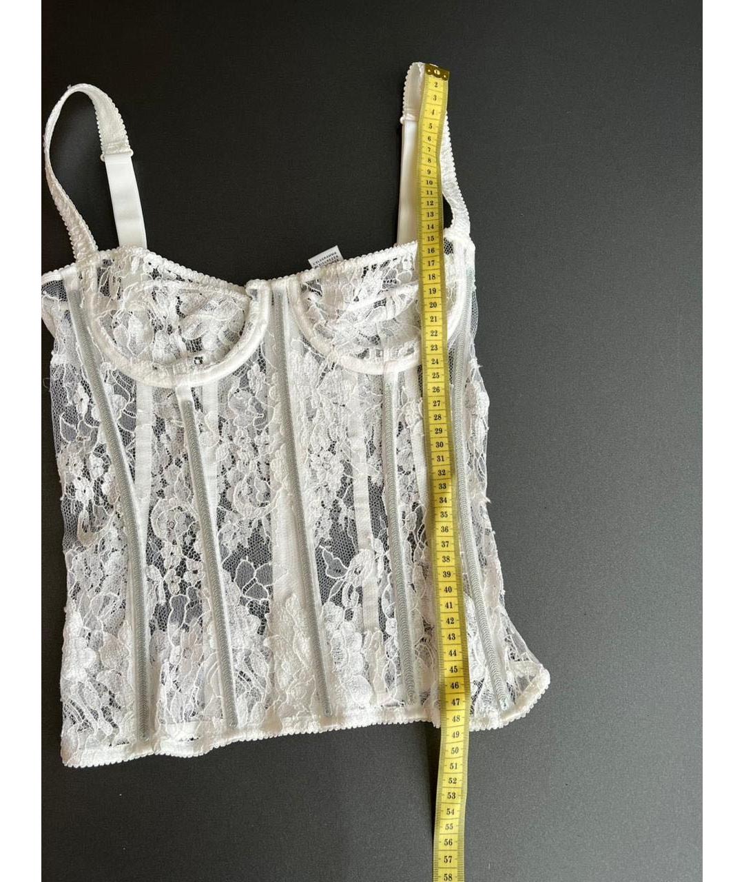 DOLCE&GABBANA Белый корсет, фото 6