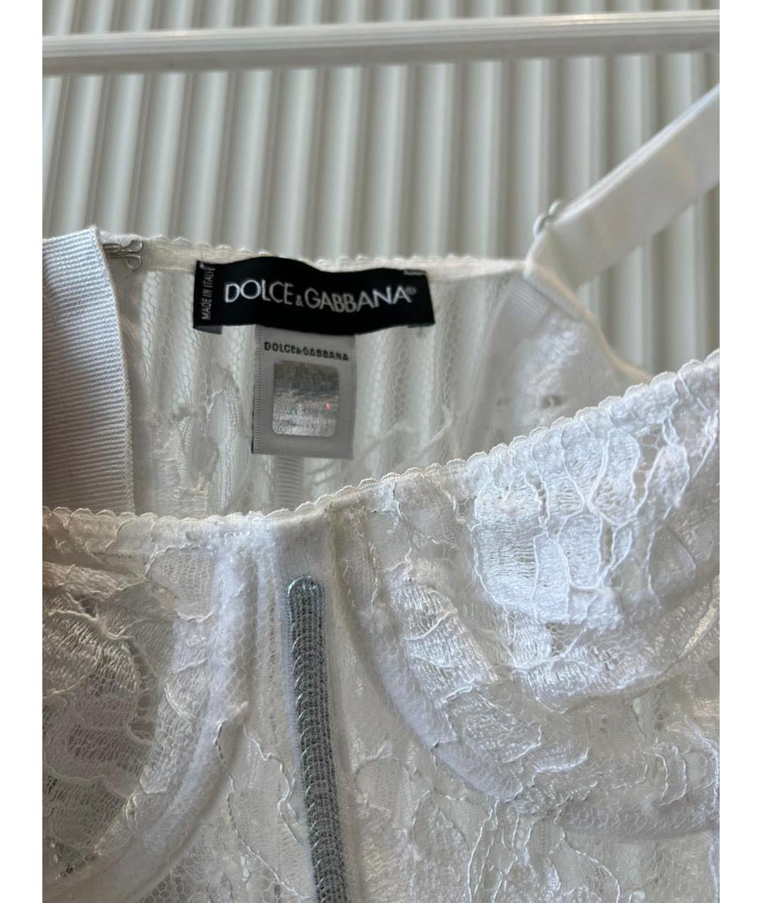 DOLCE&GABBANA Белый корсет, фото 3