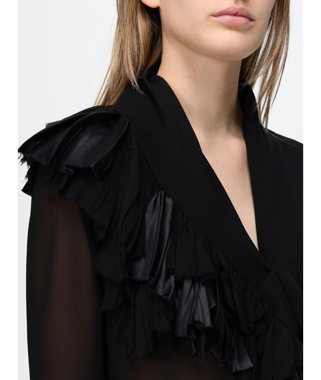 ALBERTA FERRETTI Черная блузы, фото 4