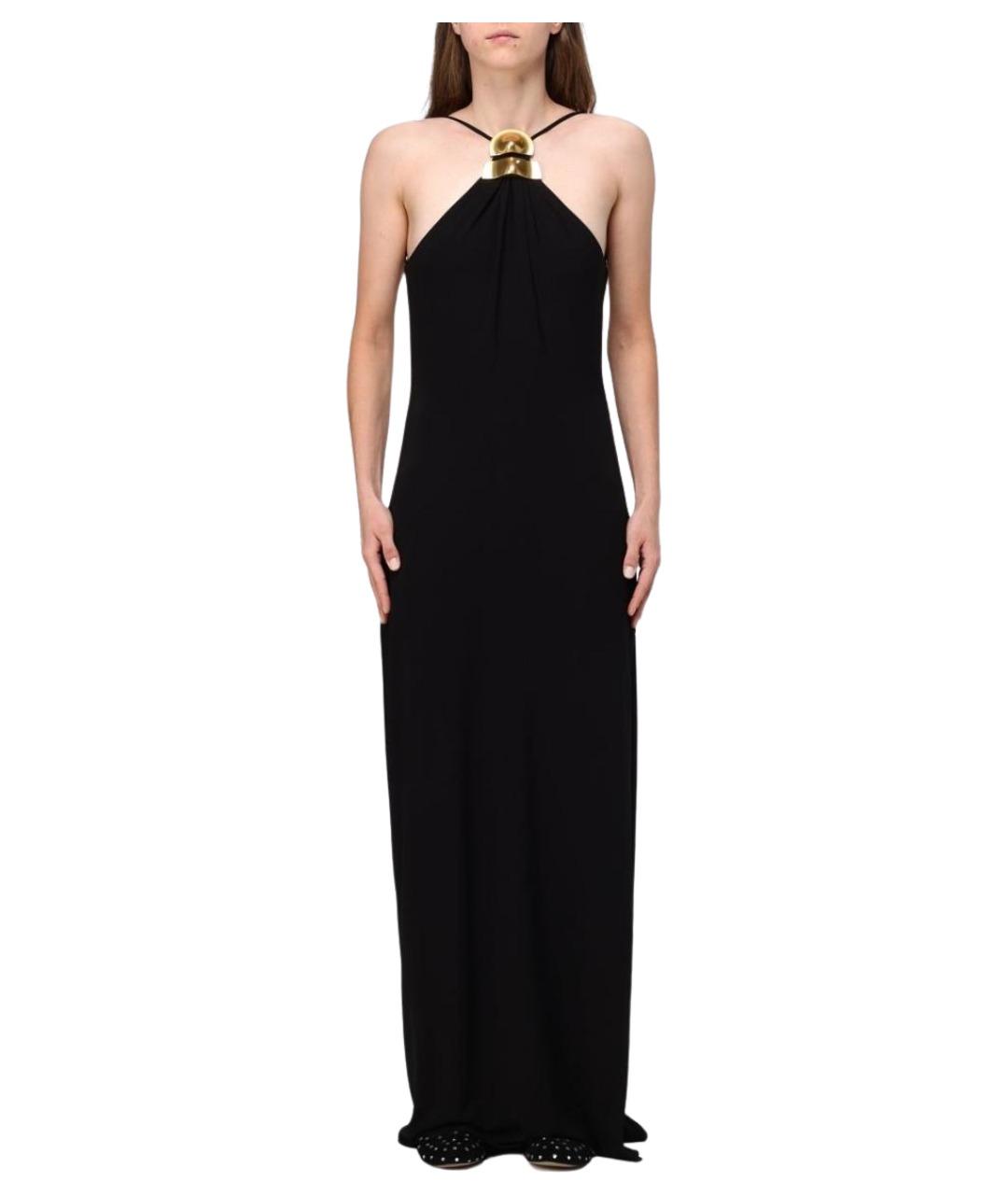 CULT GAIA Черное вискозное платье, фото 1
