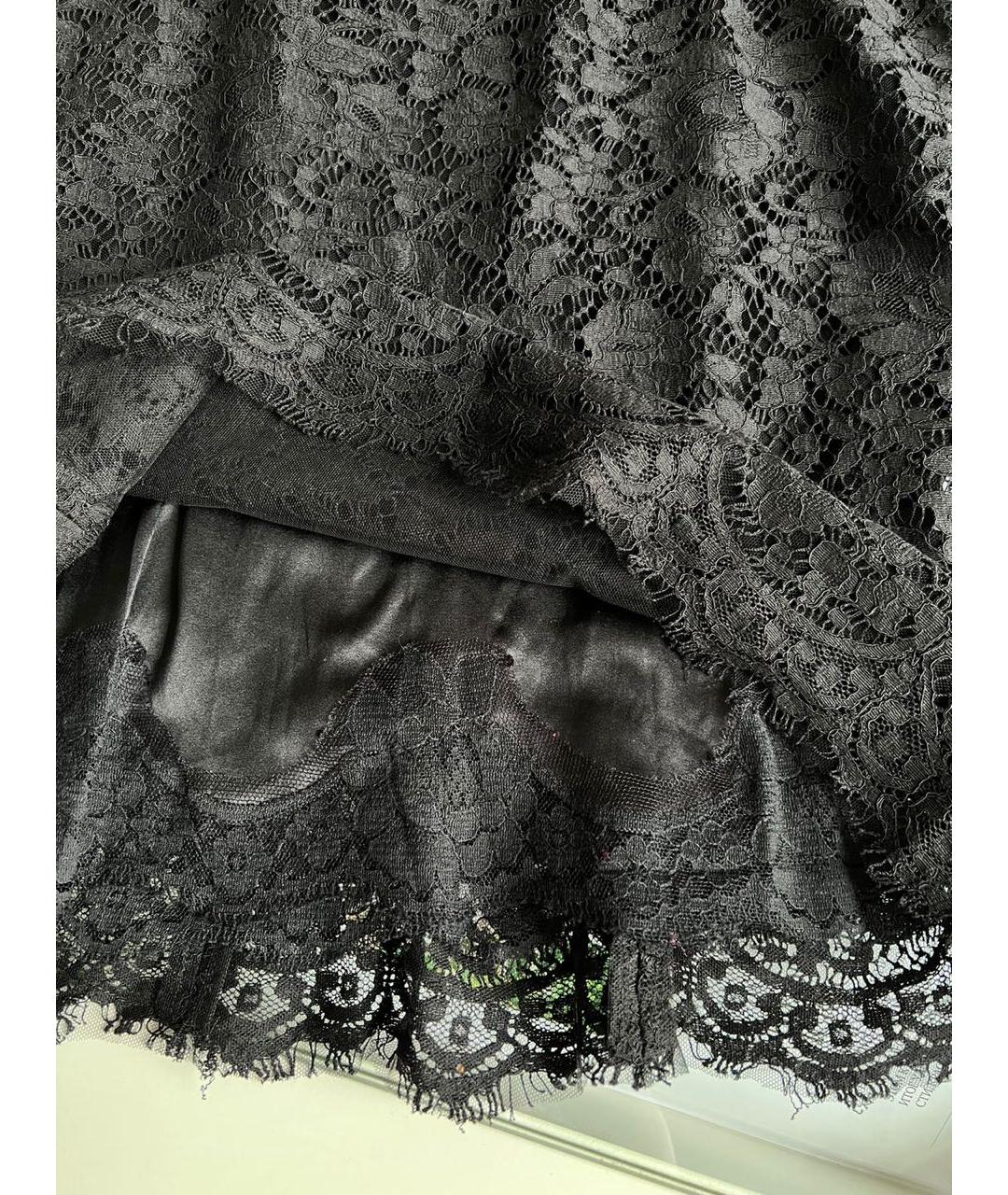 DOLCE&GABBANA Черная юбка миди, фото 8