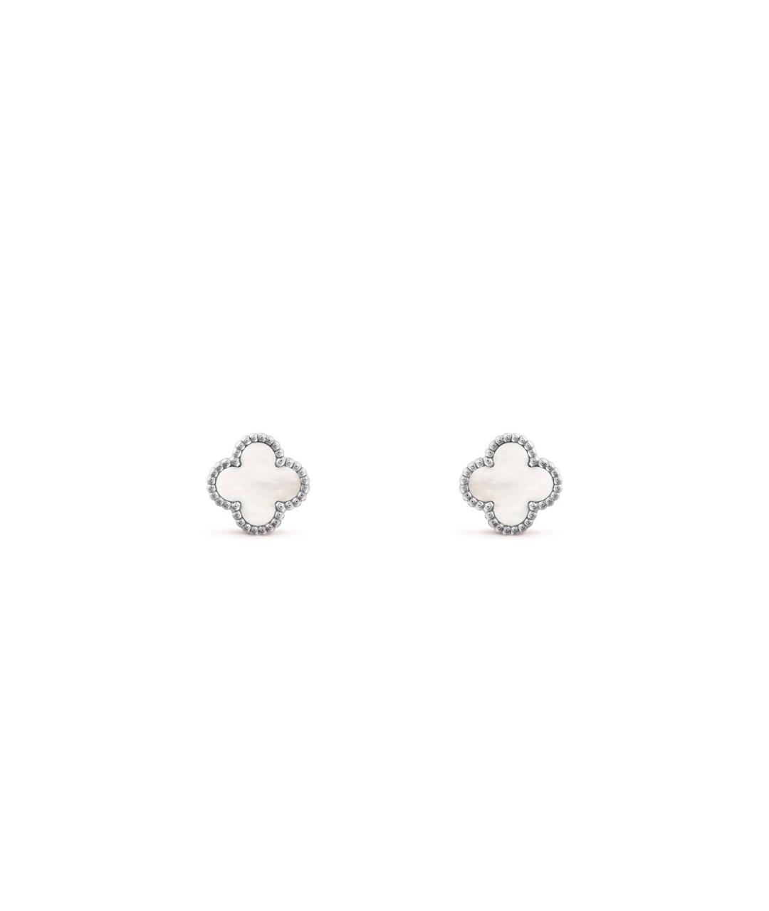 VAN CLEEF & ARPELS Белые серьги из белого золота, фото 4