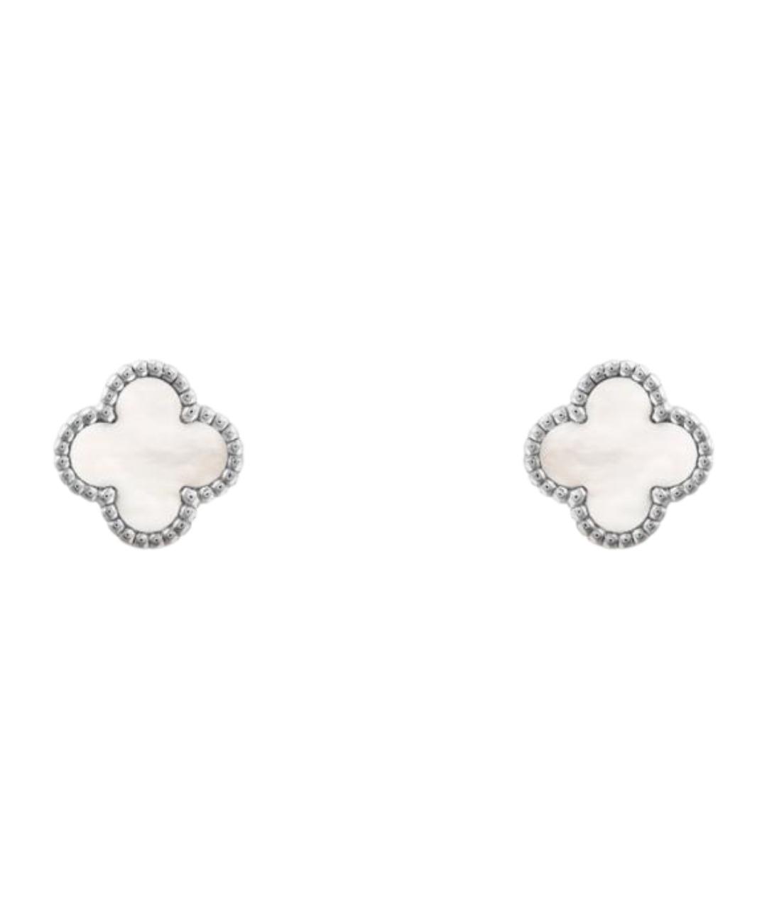 VAN CLEEF & ARPELS Белые серьги из белого золота, фото 1