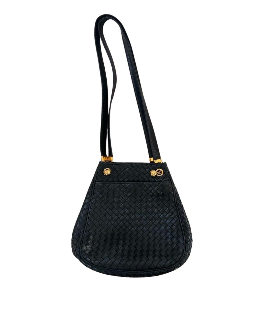 BOTTEGA VENETA Зеленая кожаная сумка через плечо, фото 1