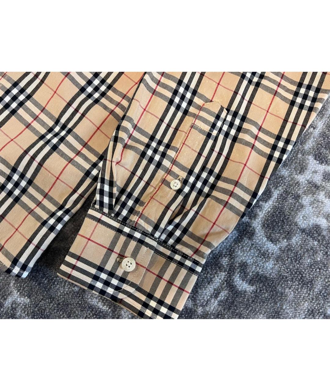 BURBERRY Хлопковая кэжуал рубашка, фото 6
