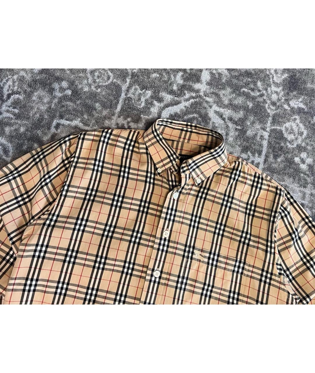 BURBERRY Хлопковая кэжуал рубашка, фото 3