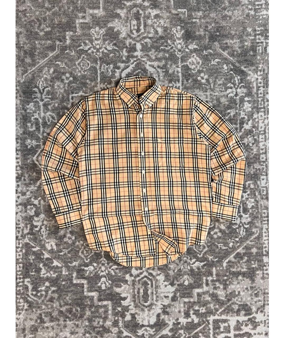 BURBERRY Хлопковая кэжуал рубашка, фото 2