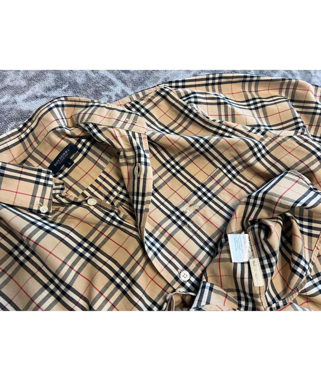 BURBERRY Хлопковая кэжуал рубашка, фото 5
