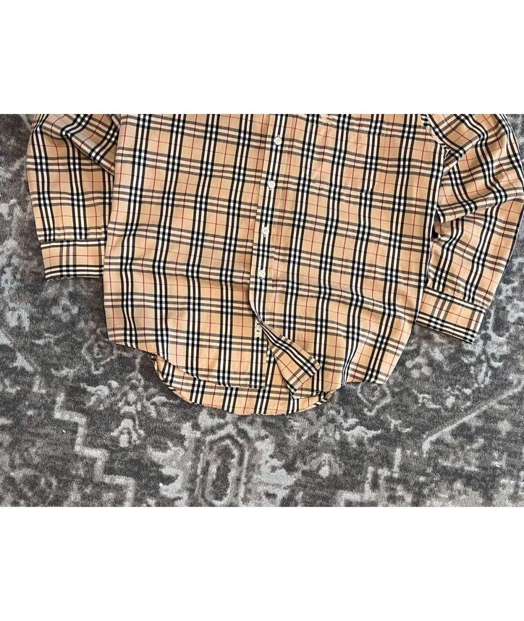 BURBERRY Хлопковая кэжуал рубашка, фото 4