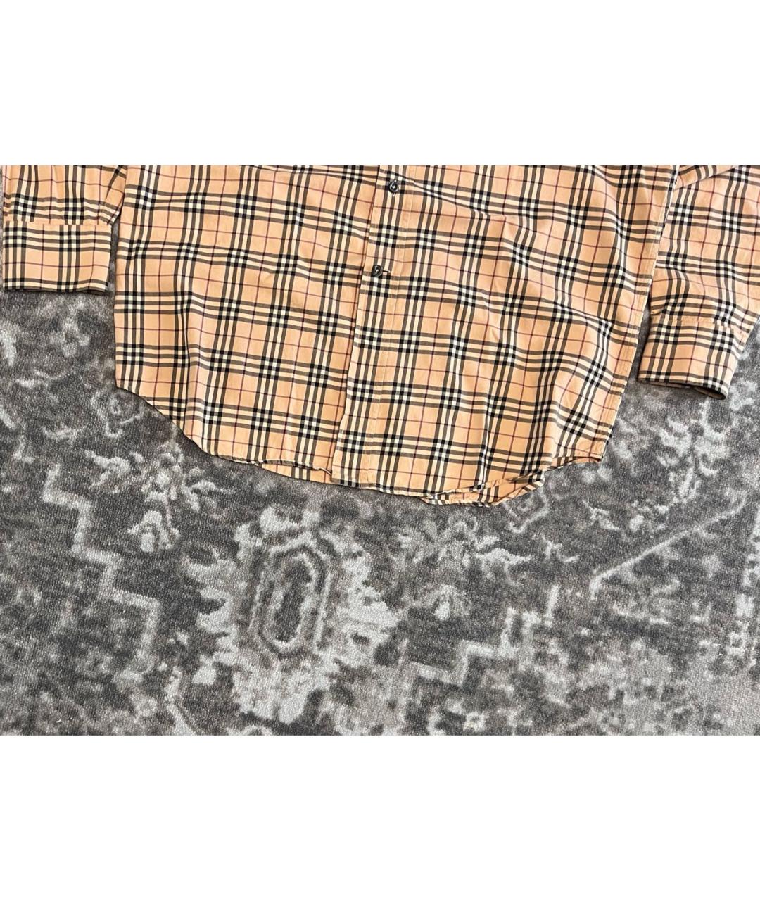 BURBERRY Хлопковая кэжуал рубашка, фото 3