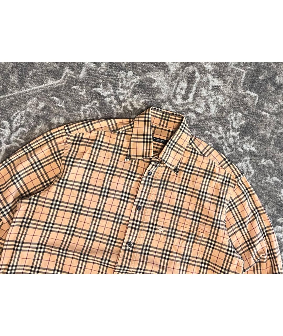 BURBERRY Хлопковая кэжуал рубашка, фото 2