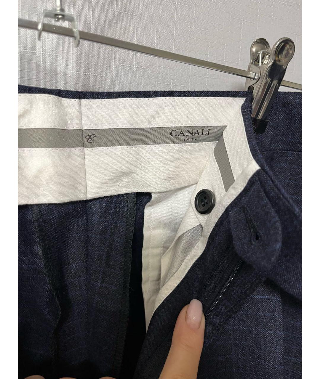 CANALI Темно-синий классический костюм, фото 6
