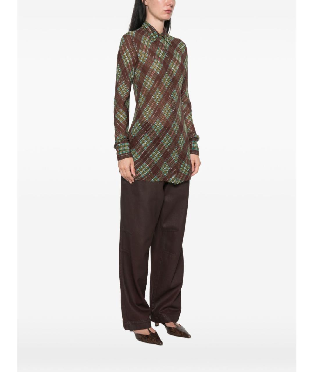 DRIES VAN NOTEN Мульти купровая рубашка, фото 4