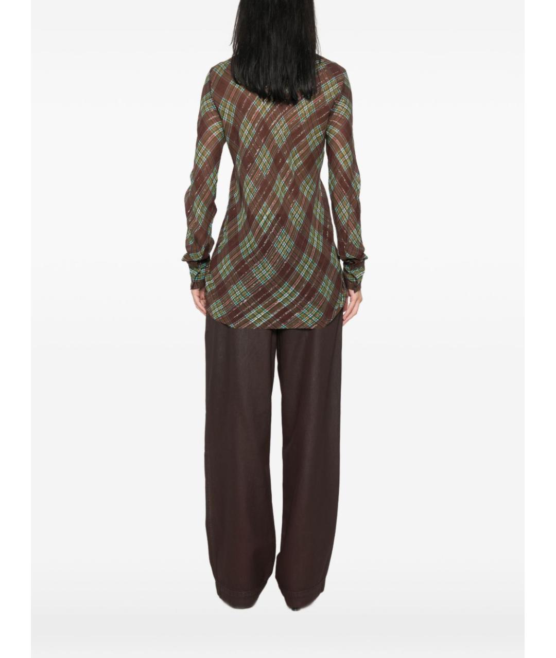 DRIES VAN NOTEN Мульти купровая рубашка, фото 2