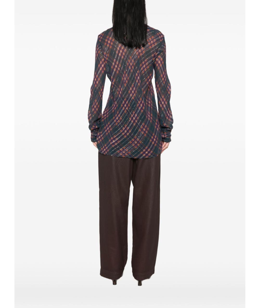 DRIES VAN NOTEN Мульти купровая рубашка, фото 4